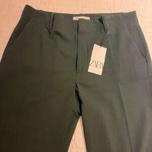 Zara green trousers NWT, size XXL (approx 14 US)